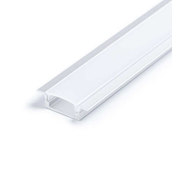 Klare Abdeckung für LED Doppel- / LED Doppeleinbauprofil