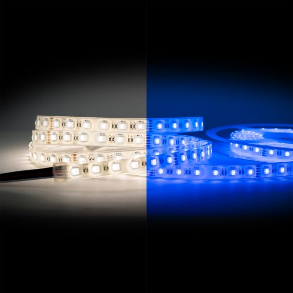 24V LED Streifen – RGB – 70 LEDs je Meter – alle 10cm