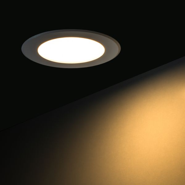 230V LED Einbauleuchte – warmweiß – 10cm – rund