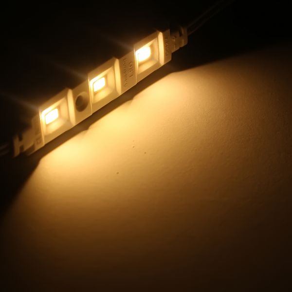 12V wasserfestes LED Modul – warmweiß – IP65