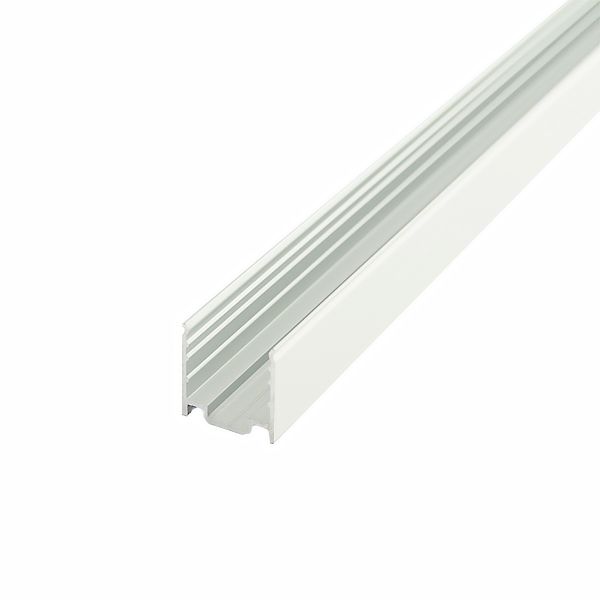 Aluminium LED Profil für 16 x 15mm Neon Streifen, ohne Abdeckung, 1,9 x 1,8 x 100cm