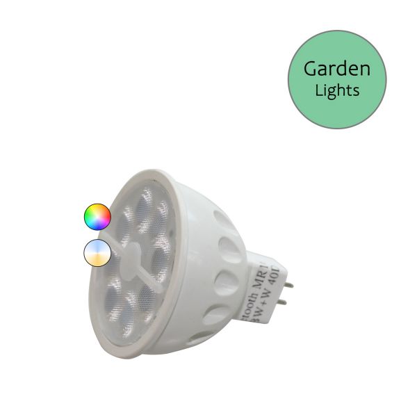 12V LED Leuchtmittel - Garden Lights - MR16-GU5.3 - 5W - RGB +