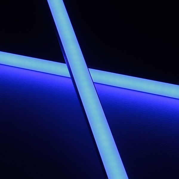 24V Slim-Line Aluminium LED Leiste – blau – diffuse