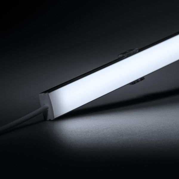 12V Slim-Line Aluminium High Power LED Leiste - weiß - diffuse Abdeckung